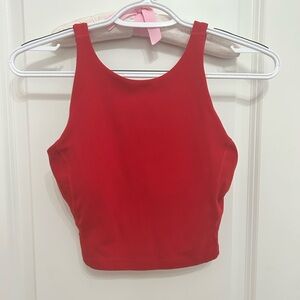 Like New- LuluLemon high neck align crop tank-size2